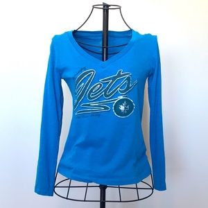 Winnipeg Jets Long Sleeve Ladies TShirt - Small
